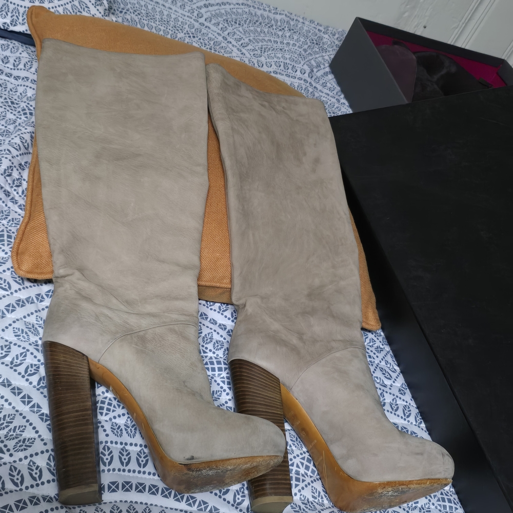 BRIAN ATWOOD Chestnut Basic Boot Size 6.5 Made In Italy